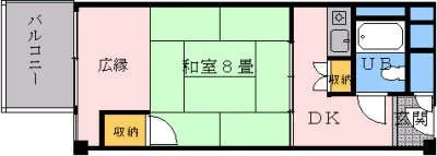 シャンピアマリーナハウス馬見崎 3階 70万円