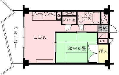 白浜パークマンション D棟5階 280万円