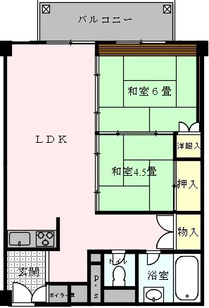 シャンピアマリーナハウス馬見崎 2階 380万円